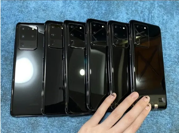 Used iphone/samsung Original celulares For Samsung S20 ultra 5G smartphones Wholesale unlocked S9+ S10 S20 S21 second hand