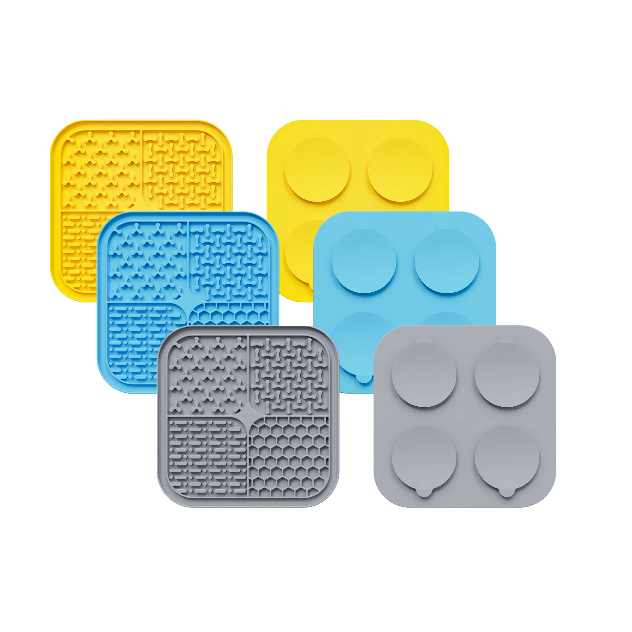 Hot sale dog lick lick mat eco friendly silicone pet lick mat pet licking mat with slow feeder