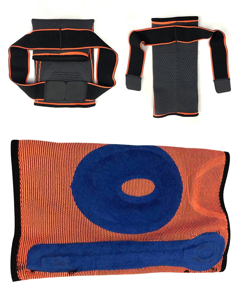 Kneepads Basketball Fitness Outdoor Sport silicone knit knee pads running sports knee