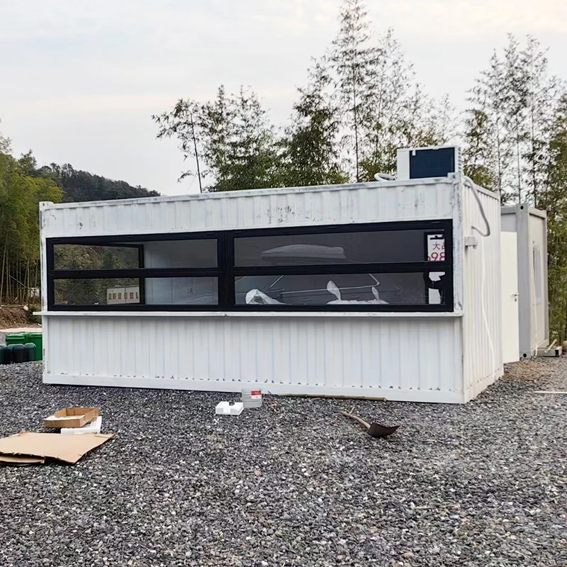 Modified shipping pop up container house 10ft mobile ice cream shop container coffee shop shopping mall bar