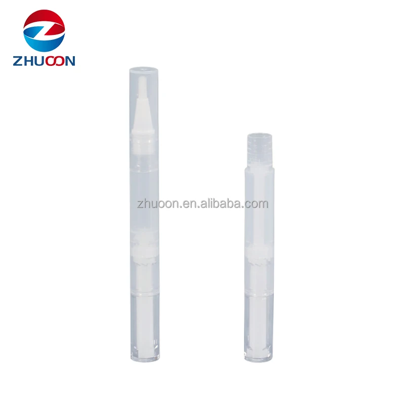 Empty Lip Gloss Tube Container 1.5ml 2ml 3ml 4ml 5ml cuticle oil gel nail polish pen cosmetic twist pen with brush