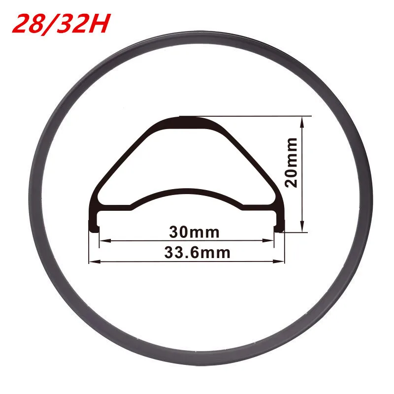 Mountain Bike Rim Bicycle 26/27.5/29 Inch Aluminum Alloy Double-layer Disc Brake Rim 28/32 Hole Mountain Bike Rim
