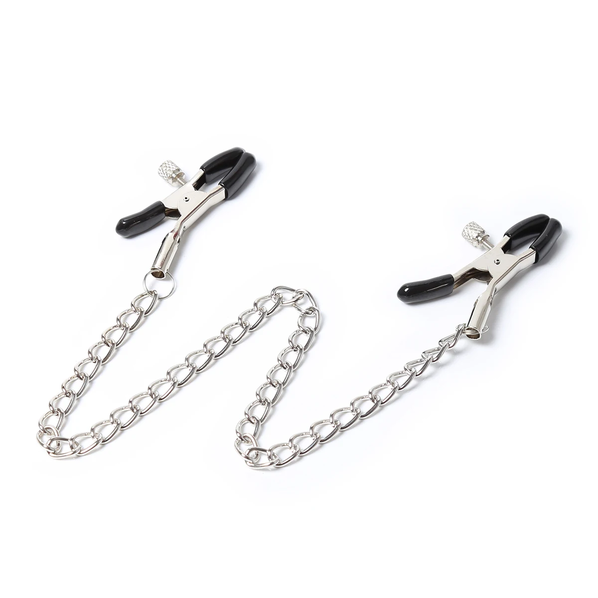 Mature Chain BDSM Kink Bondage Restraint Fetish Metal Nipple Clamps With Chain Clips Stimulator SM Fetish Sex Toys For Couple