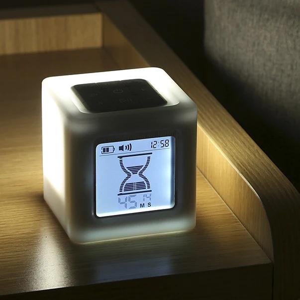 Time management convenient operation plastic cube digital timer for kitchen cooking and study
