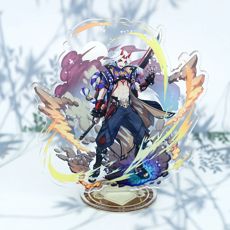 16CM Ornaments Genshin Impact Vision Arataki Itto Shenhe Yunjin Original God Acrylic Personality Stand Top Selling Cheap Model