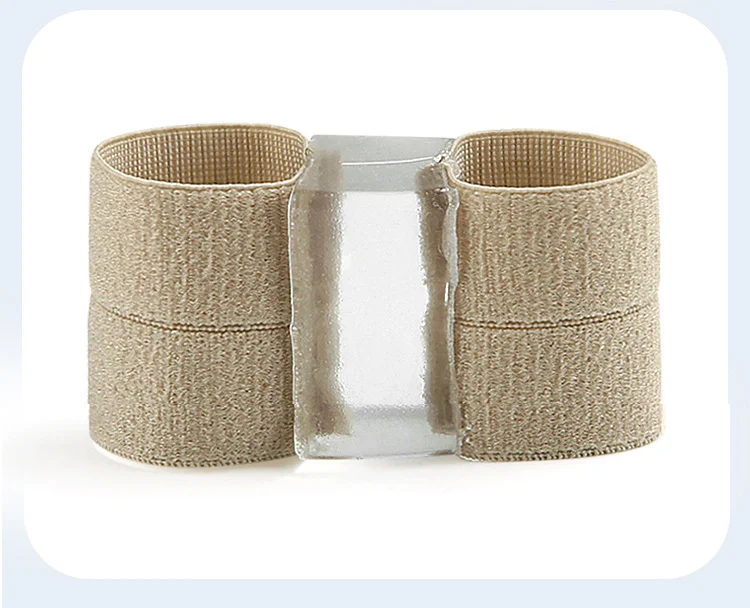 Toe Separator Silicone Orthosis Thumb Valgus Anti-wear Breathable Separator Two-hole Elastic Foot Bone Splitter