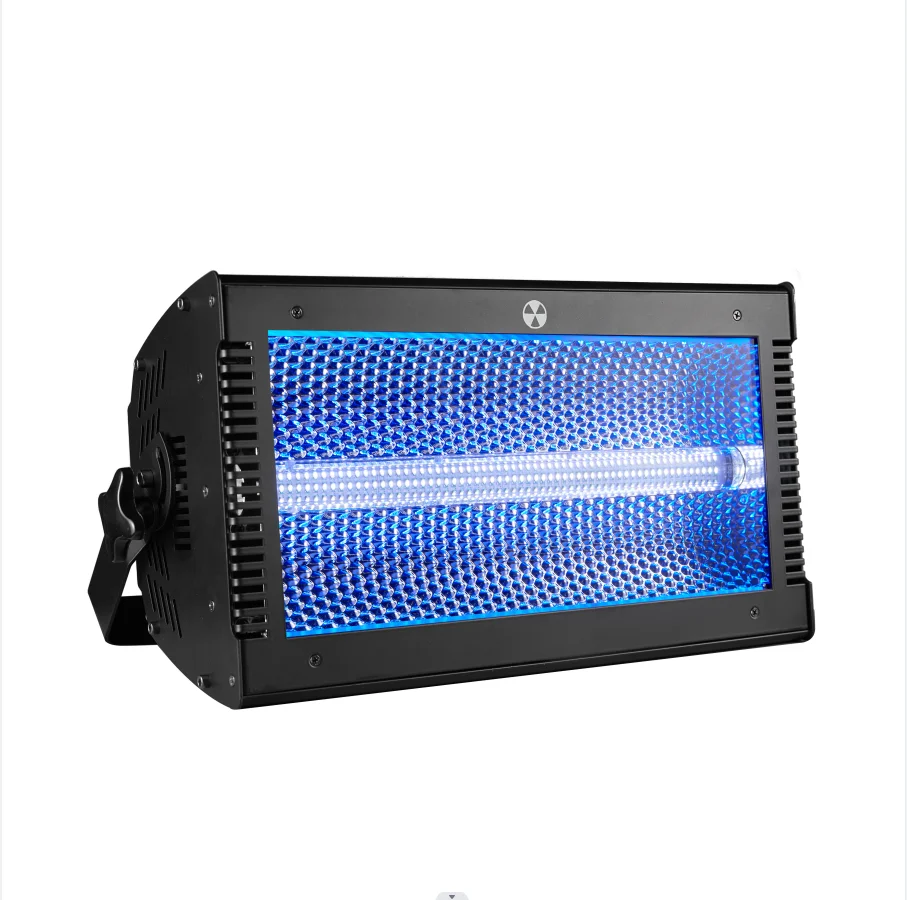 Aluminum Housing LED Stage Lights DJ Stadium Hotel Concert 64x 0.6w RGB LED 3000W DMX LED Strobe Light