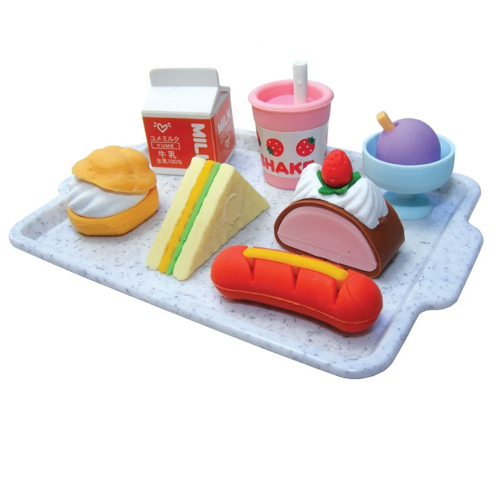 Wholesale Bulk 3D Stationery Eraser Factory Supply OEM Action Figure Erasers Creative Decoration Toy Eraser Manufacturer