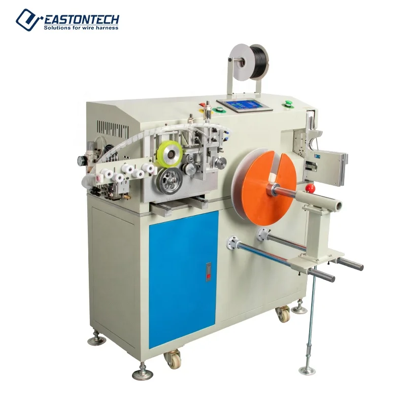 EW-20S-3 electric wire coil winding length counting cable cutting and tying machine wire re-winder 1-20mm