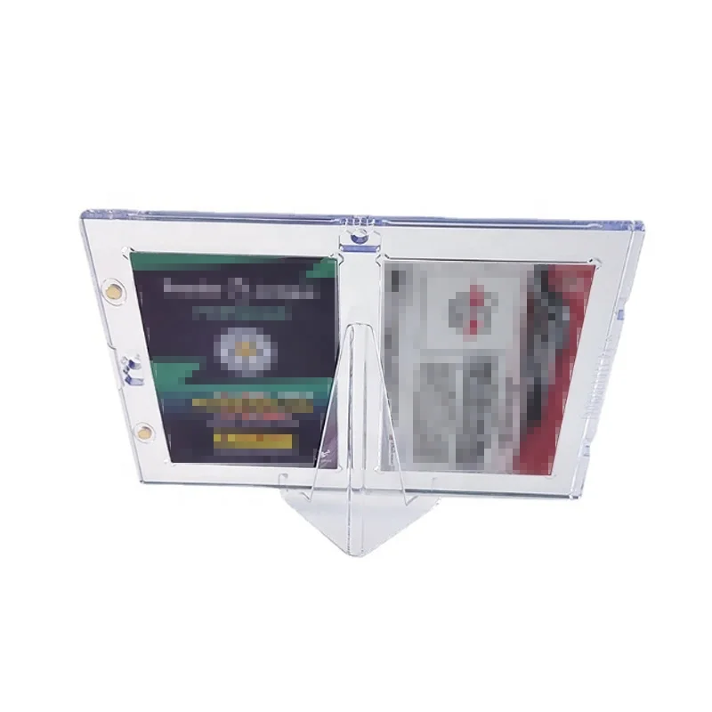 Изготовленный на заказ один сенсорный Магнитный 1 слот 2 слота 3 tcg pokemoned держатель для торговых карт