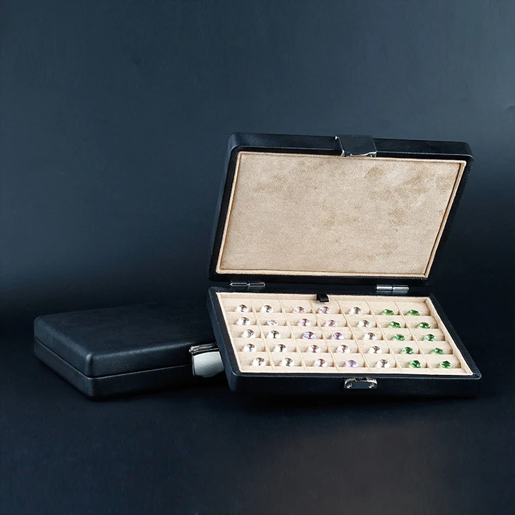 Odm Custom Design Big Large Key Lock Leather Velvet Suede Jewelry Necklace Gift Packaging Box