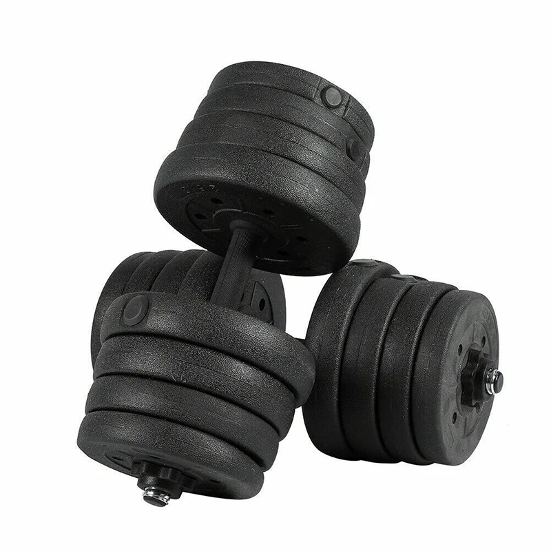 
Fitness Body Building Strength Training Gym Adjustable Dumbbell 66LBS Weight Lifting 