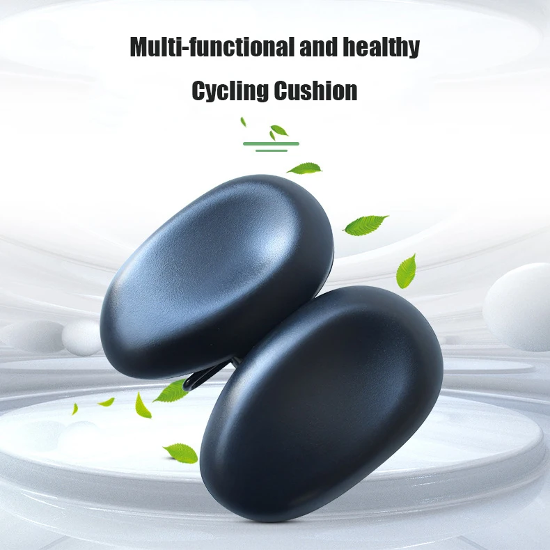 Ergonomic Adjustable Bicycle Saddle Comfortable Soft Cushion Double Seat Kids Simple Style Ventilation Mountain Road Bike Riding