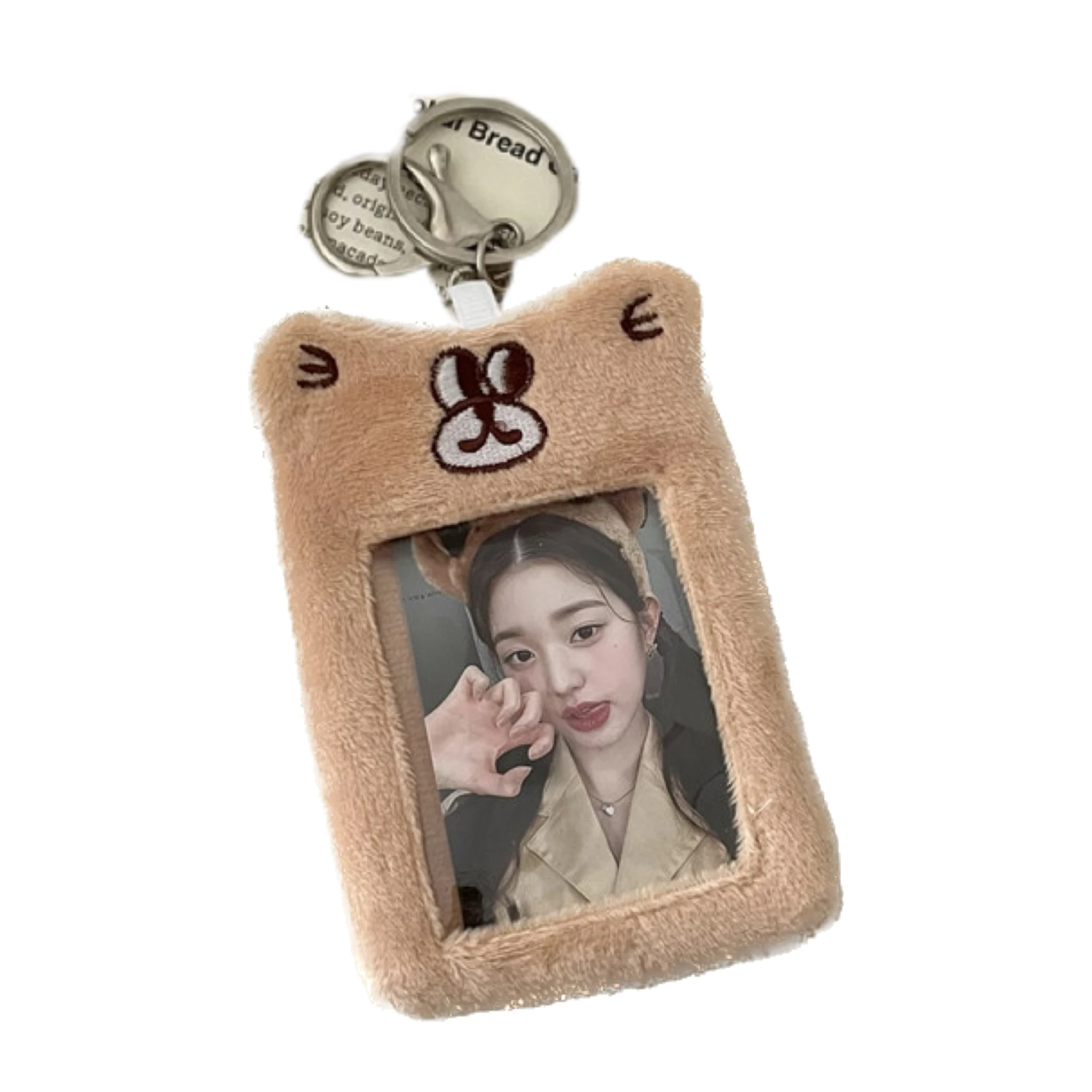 ins plush card holder hobbies & models Korean campus cute animal meal card polaroid idol card display pendant