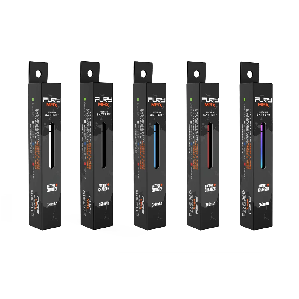 Перезаряжаемый вручную перезаряжаемый аккумулятор CBD с разъемом USB 350 и переменным напряжением 510
