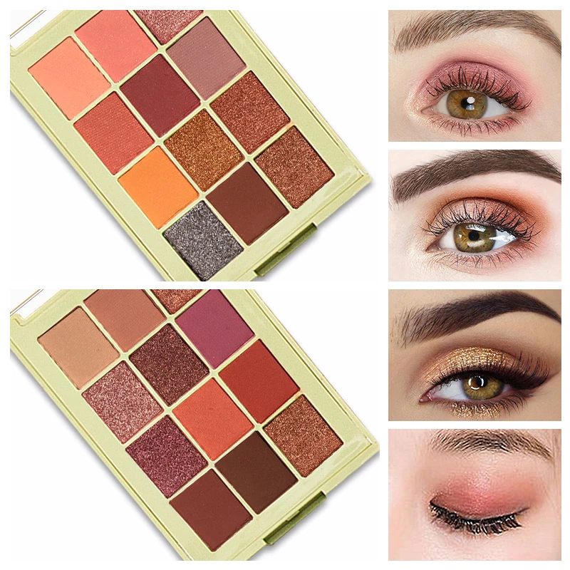 Customize Kevin&coco 12 color eyeshadow palette Cosmetics Wholesale Private Label Eyeshadow