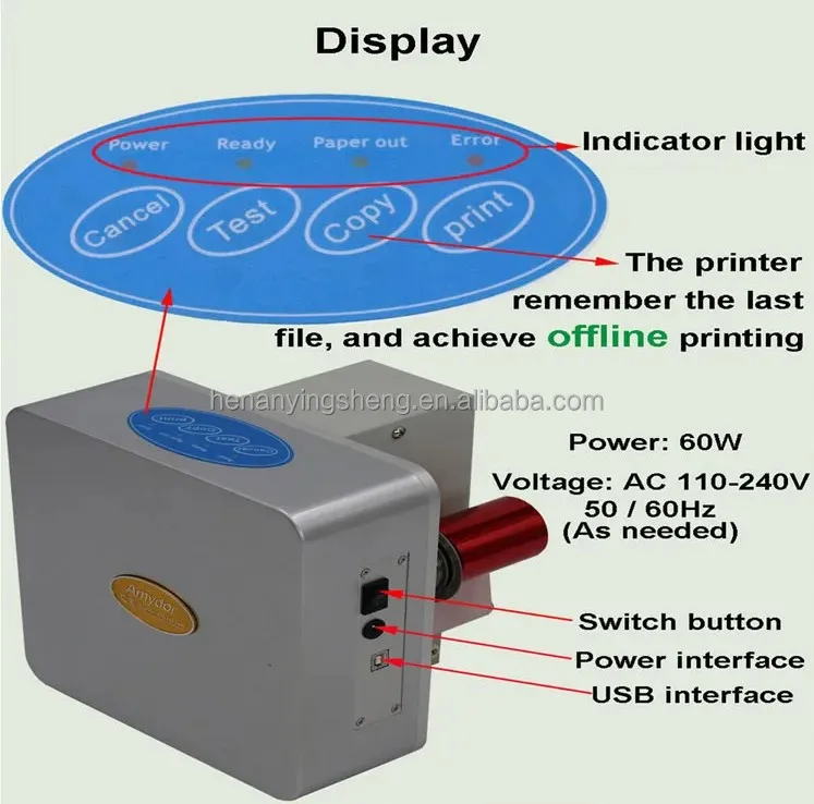 Easy To Operate Digital Ball Pen Logo Printing Machine Price