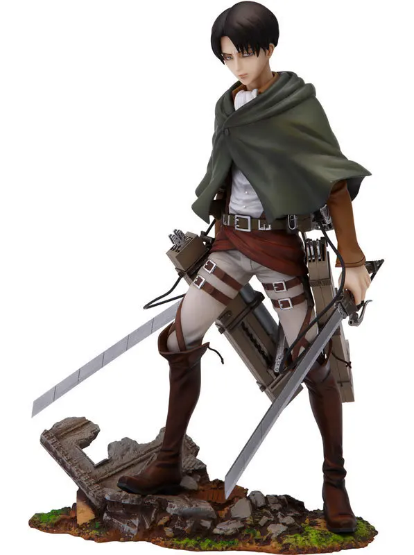 Attack On Titan Survey Corps Captain Levi Ackerman Figure Model Toys Statue Collection Gifts