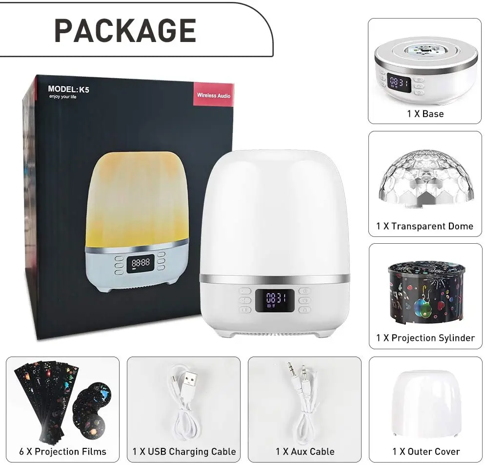 QIYU Led Ceiling Light With Bluetooth Speaker Portable Bluetooth Speaker House Speakers Woofer