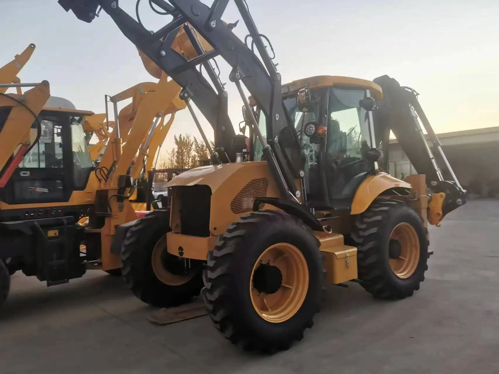 XDEM Backhoe Loader WZ30-25 Articulated structure loader excavator cheap  digger loader parts