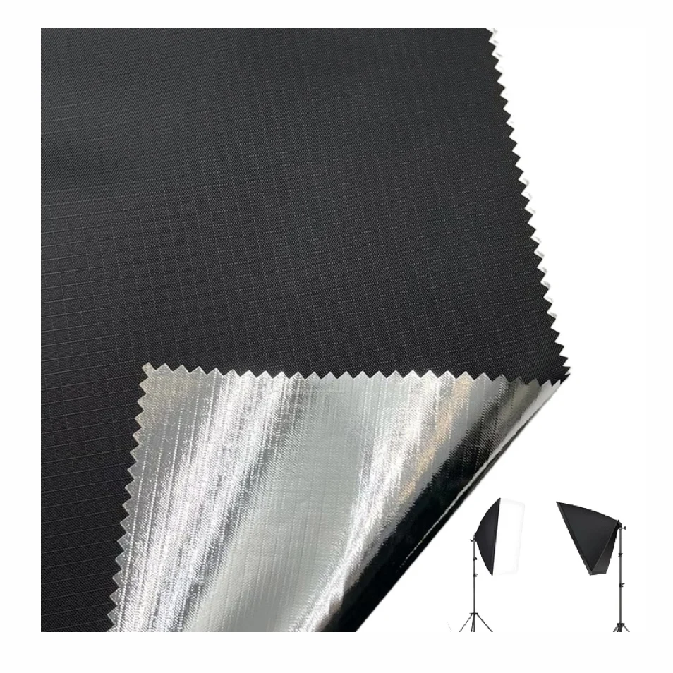 Professional photography fabric 210T nylon plaid polyester taffeta shading for Studio LED soft light box fabrics