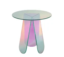 Modern Round Coffee Table Living Room Acrylic Smart Coffee Table For Home Decor