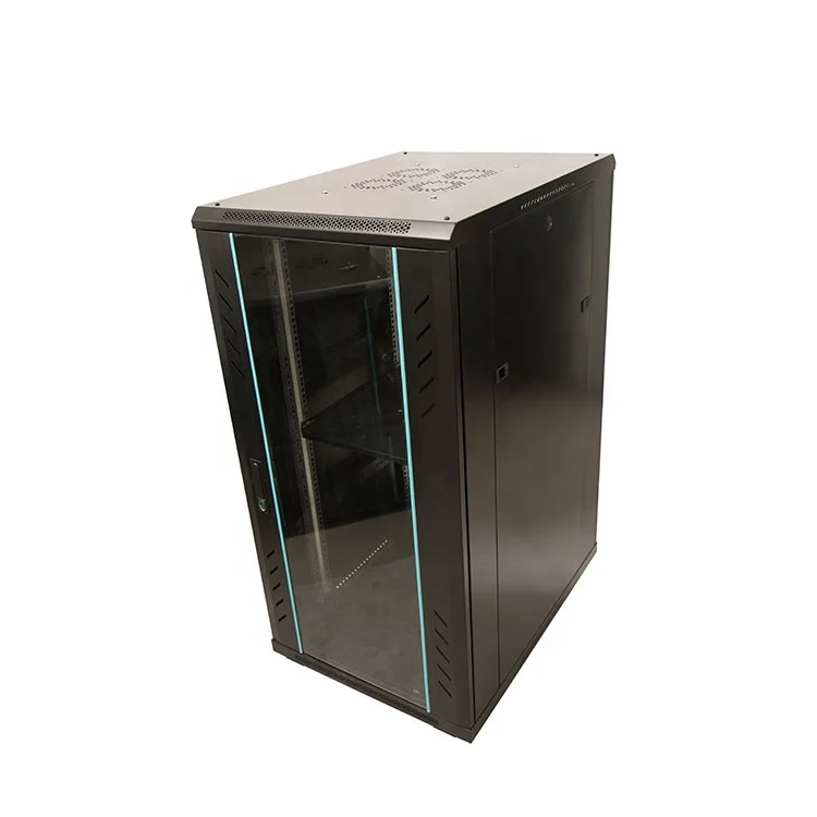 19 inch Static loading 600 kg server rack cabinet 22U network cabinet server rack shenf universal with cooling system