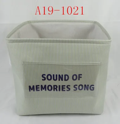 
wholesale fabric basket home usage organizer folding stocked 3 pcs set canvas storage basket with handle 