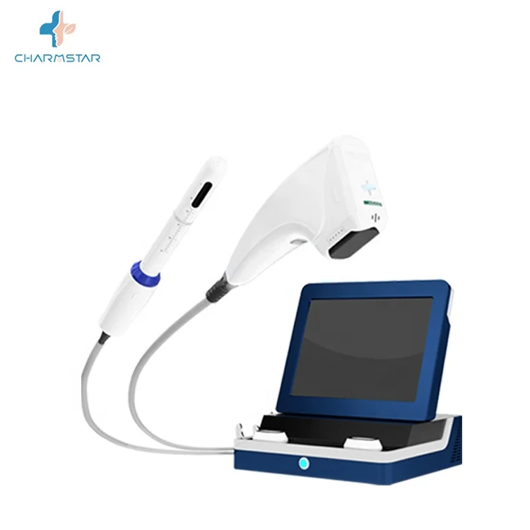 Portable 2 in 1 face lift vaginal rejuvenation ultrasound beauty machine