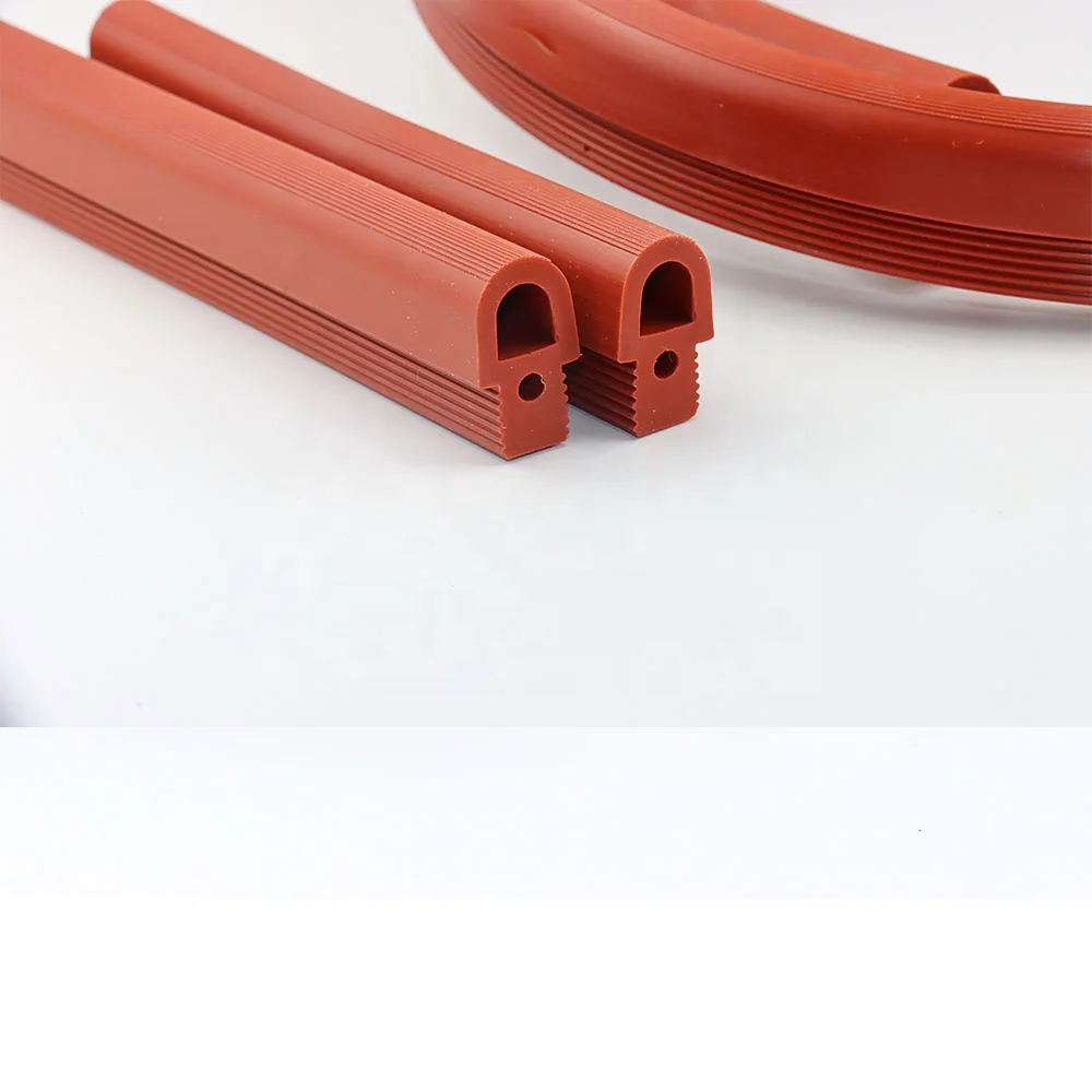 Mushroom head silicone strip oven oven oven door seal T-shaped red special-shaped silicone rubber seal