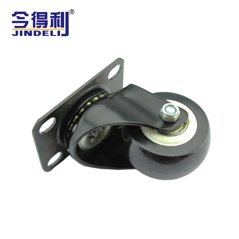 Iron and plastic small furniture casters with good quality