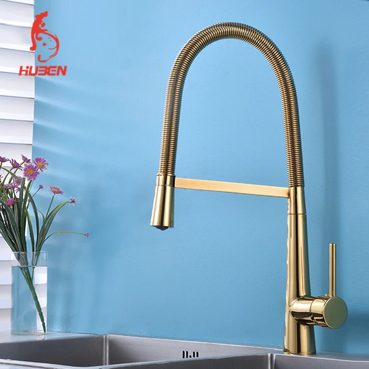 Cooper Style of Kitchen Faucet Single Handle  Pull out gourmet faucet mixer water tap