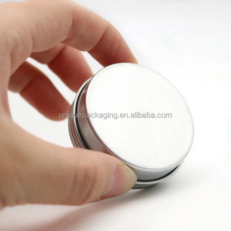 100ml 180ml Round Aluminium Tin Cans with Screw Lid Empty Metal Storage Tin Jars Cosmetic Sample Containers Travel Tin Cans