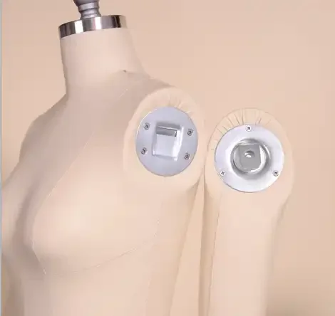 Professional Female Half Body Dress Form Collapsible Shoulders and Removable  arms For Dressmaker