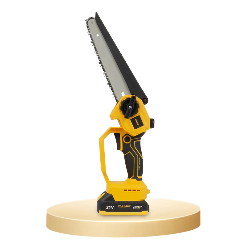 Factory sales chain saw rechargeable 8 inch Battery Lithium brushless chain saw Top handle petrol chain saw on battery