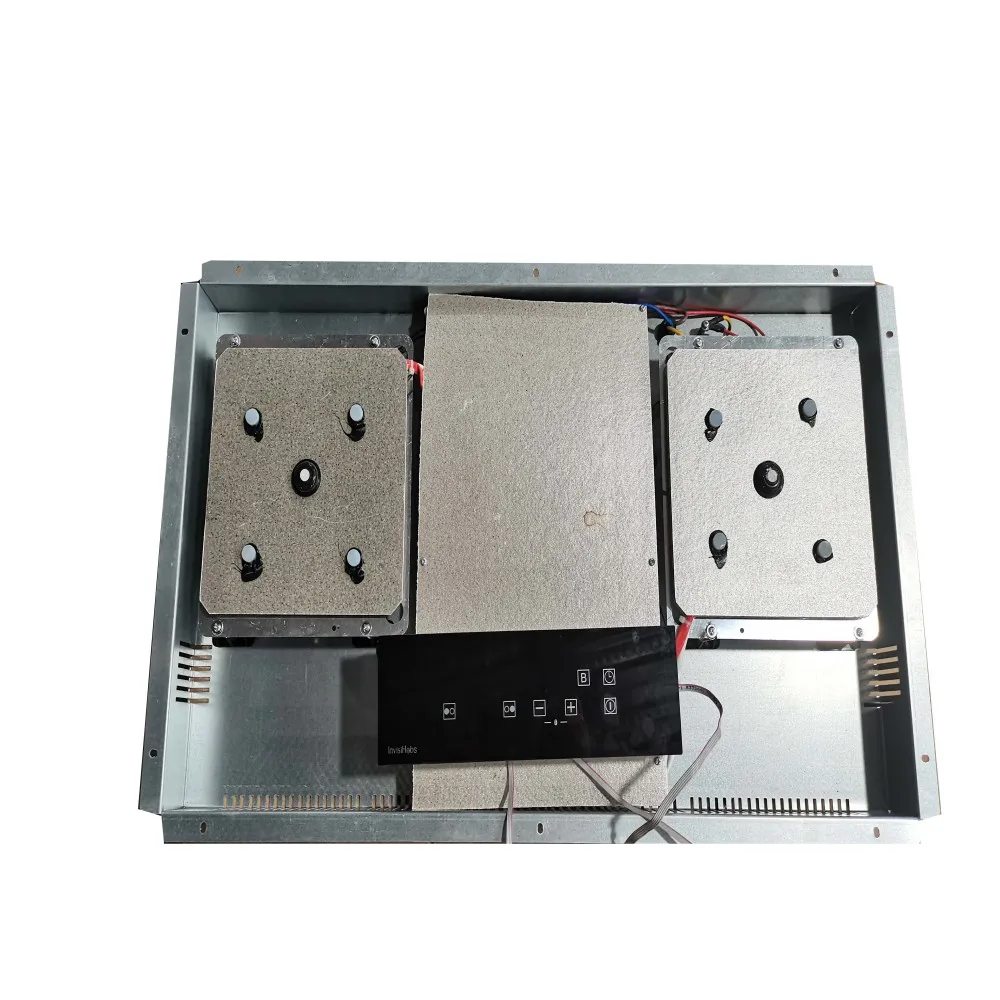 built-in induction cooker one two three four burners invisible induction cooktop invisible cooker