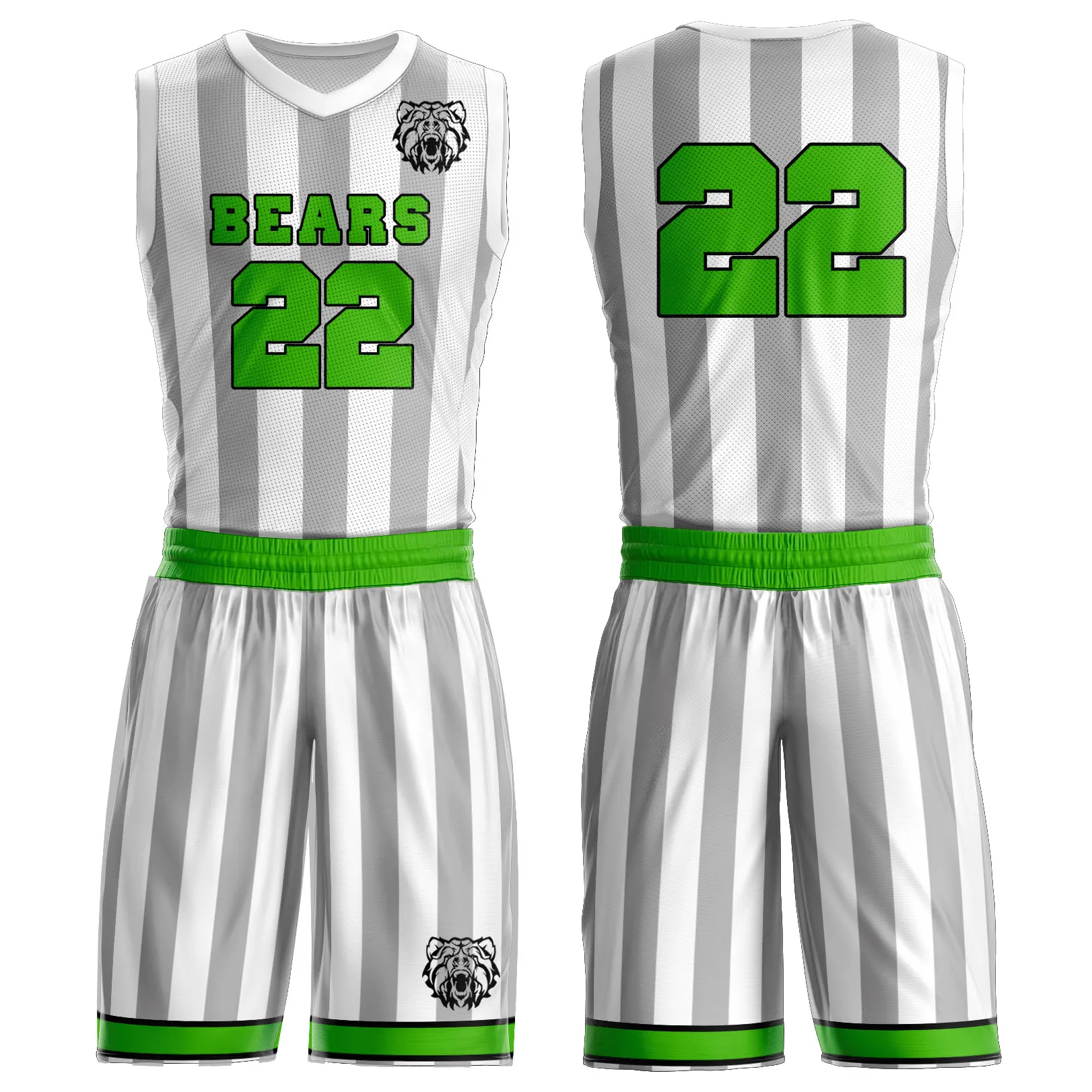 The fully custom home and away basketball jersey youth basketball uniforms