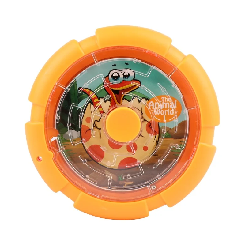 Kids educational plastic handheld balance labyrinth ball maze game toy