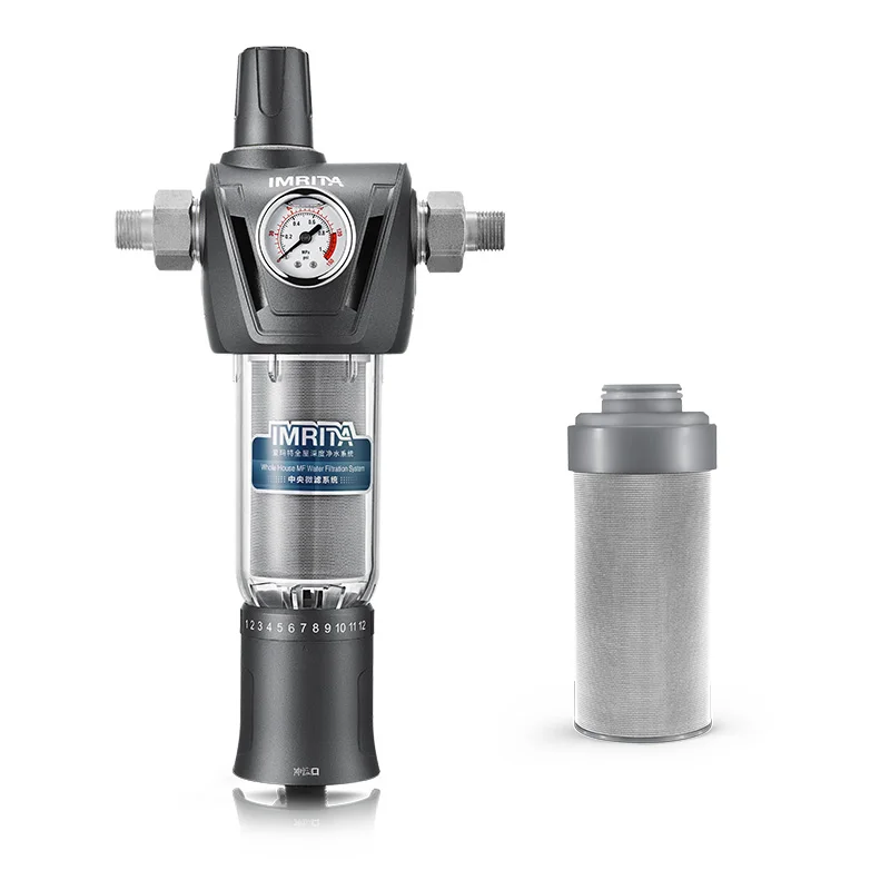 Pre Filter Imrita Manufacturer Stainless Steel Mesh Pre Filter Water 6T Large Flow Tap Sediment Water Filter Purifier