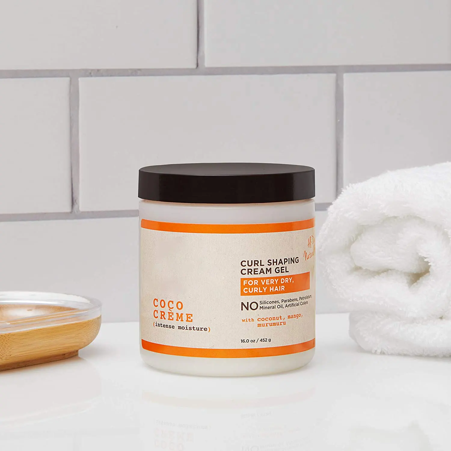 Private label styling 4c curl activator organic papaya straight coconut curling cream