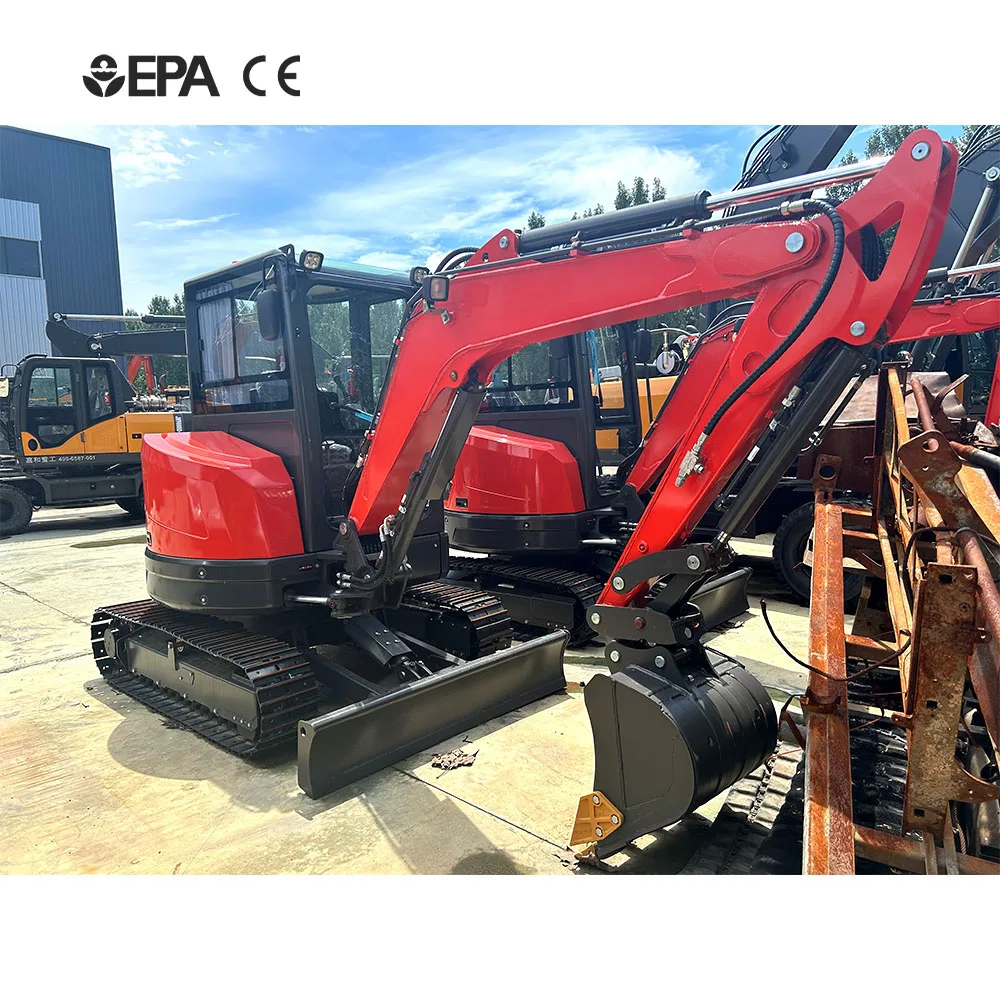 EPA Engine Mini Excavators 4 Ton Multifunctional Mini Farm Used New Crawler Digger Mini Excavators machine