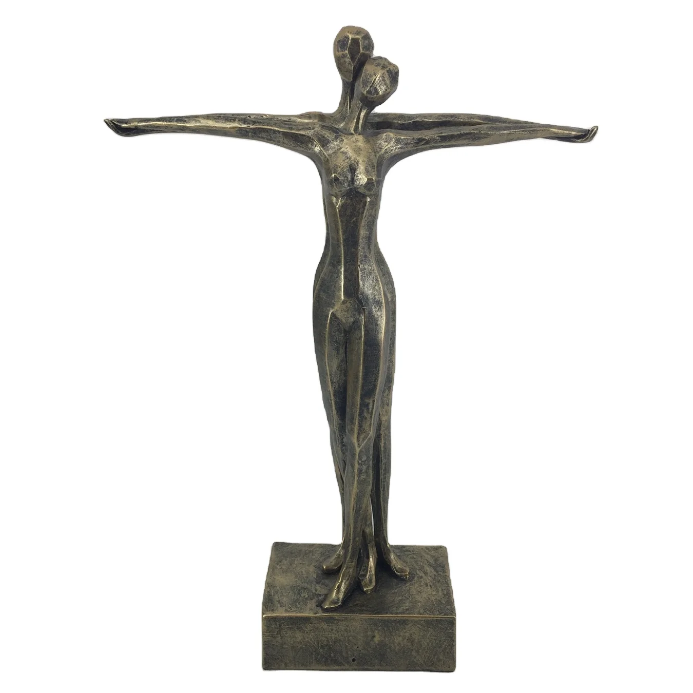 Статуя из смолы для влюбленных, ремесла в скандинавском стиле ретро для пар, домашний декор, Современные Полимерные украшения