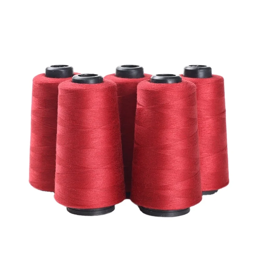 Cheap Price Factory Direct Sales High Elastic Polyester Sewing Thread 40/2 for Sewing