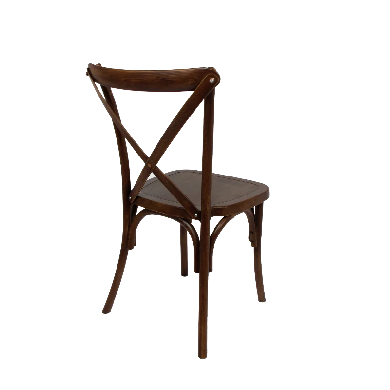PP Resin Plastic Durable and UV Protected Outdoor Cross Back Chair Resin