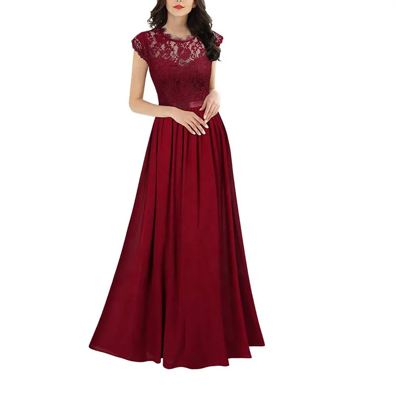 Женская обувь с цветочным принтом шифоновое платье с кружевами вечернее длинное платье для выпускного вечера персик Свадебная зеленого цвета для подружки невесты; Платья Vestidos