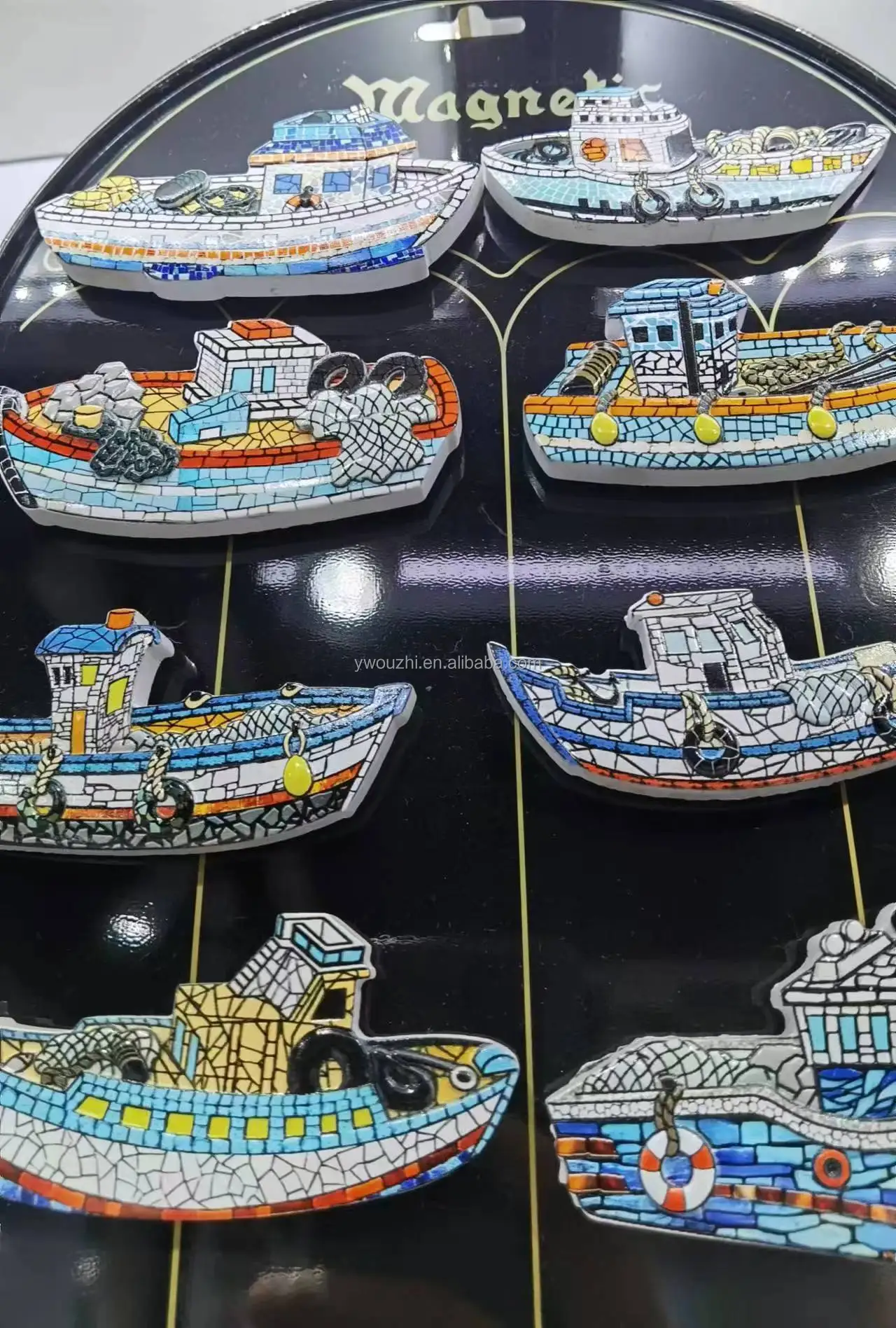 Wholesale Customized Resin Seaside Scenery Souvenirs Refrigerator Magnets