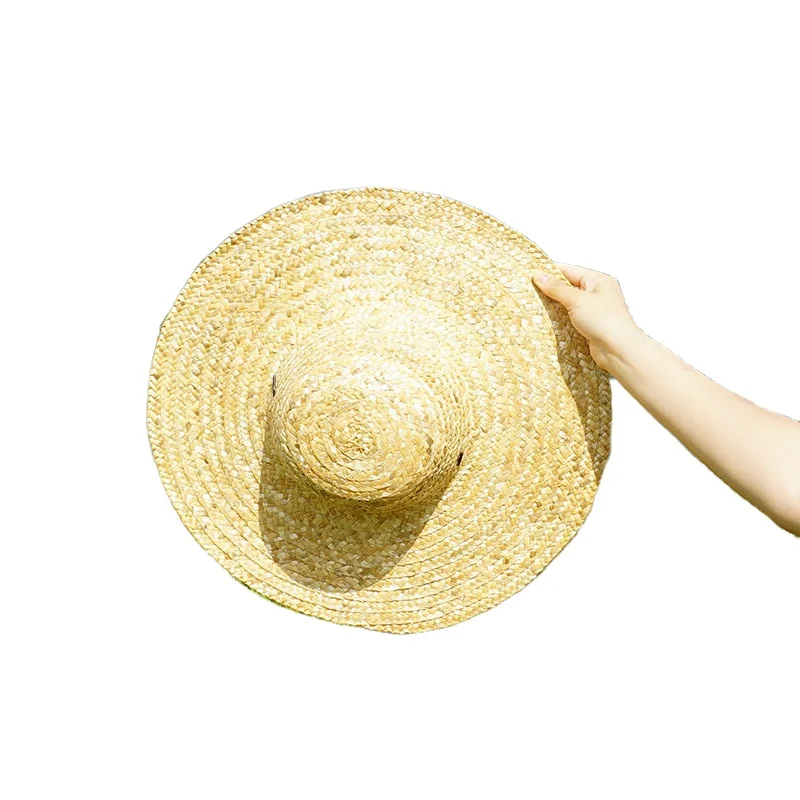 Summer outdoor sun hat construction site sun protection wheat straw woven hat farmer straw hat