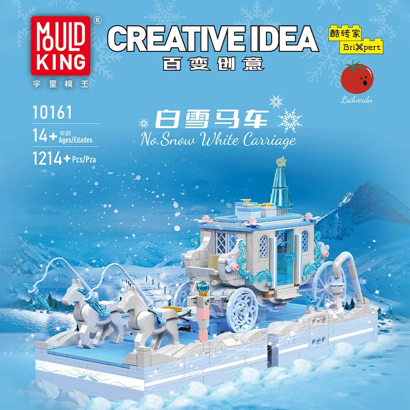 500-156 17044+17045 heavy-duty stacker crane+freight forklift model ornaments+gift toys+models+adult building block MOULD KING