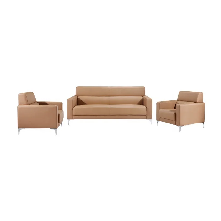 Foshan factory supply modern design leather waiting office sofa