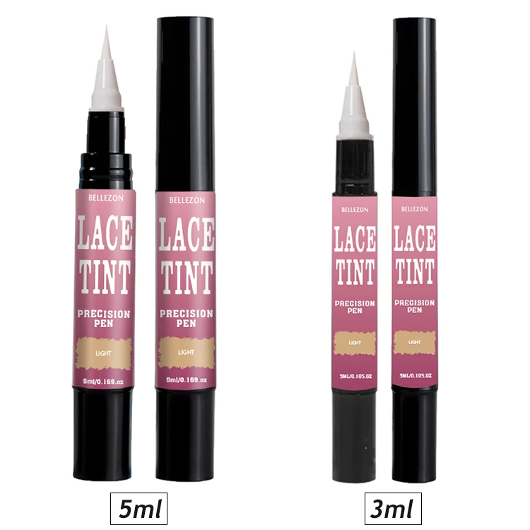 3ml Precise Brush Applicator 4 Colors Lace Tint Pen Private Label Wig Lace Tint Touch Up Paint Pen